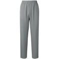 thumbnail image 1 of Gamivast Wide Leg Scrub Pants for Women Elastic Waist Side Cargo Pocket Work Pants Solid Straight Cargo Scrub Pants Medical Nursing Hospital Daily Work Wear, 1 of 3