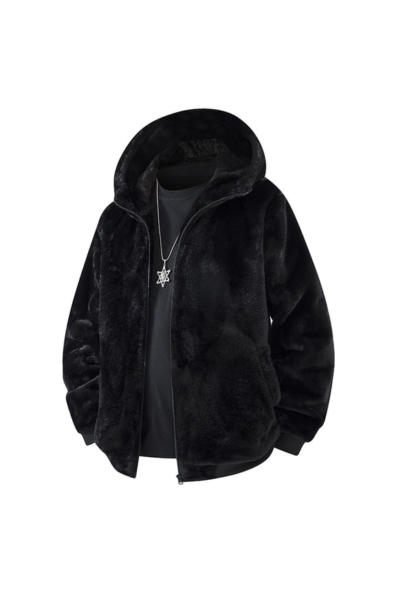 Women Plush Hooded Jacket Sherpa Fleece Full Zip Oversized Coat with Pockets Soft Warm Loose Fit Casual Outerwear for Fall Winter Travel Lounge and Everyday Layering XXXL