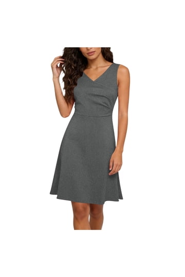 sachin and babi light blue dress Fit & Flare Linen Mini Dress main image 1