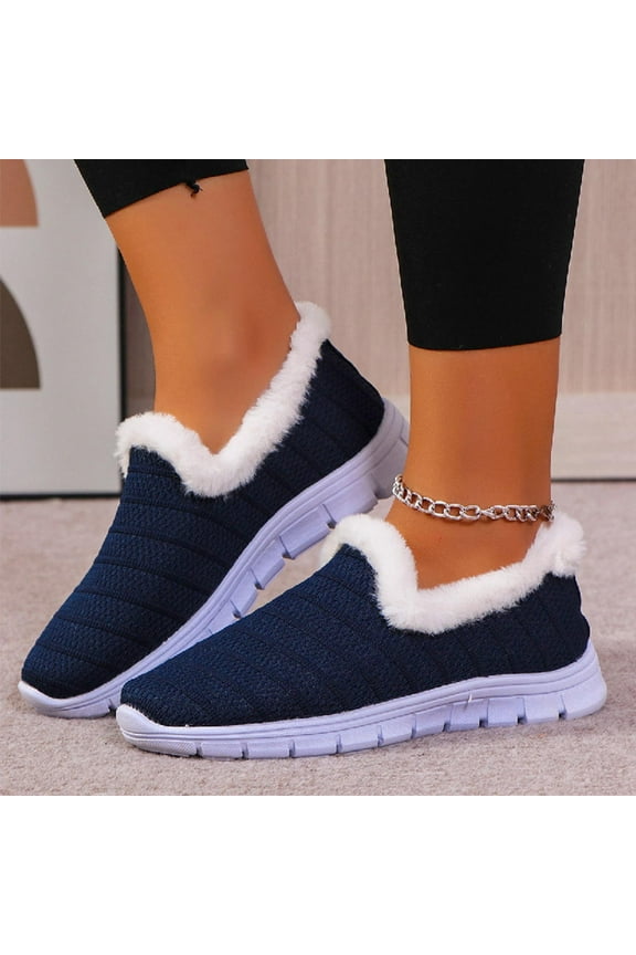 Women's Slippers Fuzzy Memory Foam Bedroom Boot Shoes with Anti-Slip Soft Slip-on Warm House Shoes for Indoor & Outdoor Comfortable Cute Winter Slipper