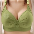 thumbnail image 1 of Gamivast Womens Push Up Bra - Full Coverage, Supportive, Adjustable,No Underwire, Plus Size Bra, Breathable Everyday Bras Green XL Womens Plus Size $5 at, 1 of 6