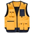 thumbnail image 1 of Gamivast Work Shirts Multi Pockets Utility Zip up Mens Sleeveless Shirts V-Neck Fishing Vest Breathable Lightweight Quick Dry Outdoor Camping Hiking, 1 of 3