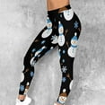 thumbnail image 1 of Gamivast Yoga Pants Women Christmas Holiday High Waist Workout Leggings Stretchy Tummy Control Printed Pants Casual Butt Lifting Leggings Winter Trendy Holiday Costumes, 1 of 6