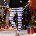 thumbnail image 1 of Gamivast Yoga Pants Women High Waist Stretch Casual Soft Bottoms Striped Pull on Tummy Control Graphic Leggings Trendy Ankle Length Funny Christmas Leggings, 1 of 6