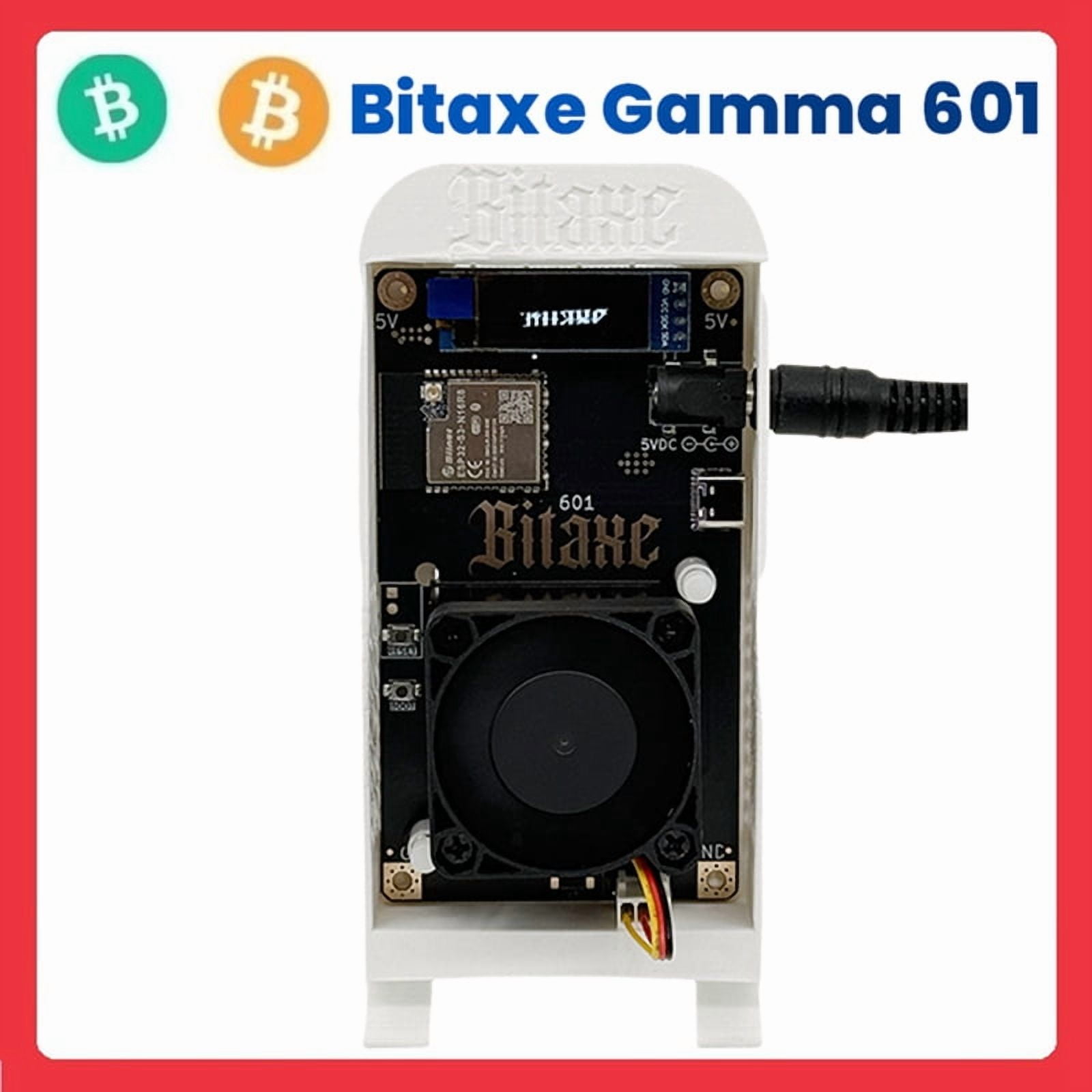 Gamma 601 BTC Solo Lottery Miner 1.2TH/S BM1370 Asic 18-22W Bitcoin Crypto  Miner From Antminer S21 Pro US Plug - Walmart.com