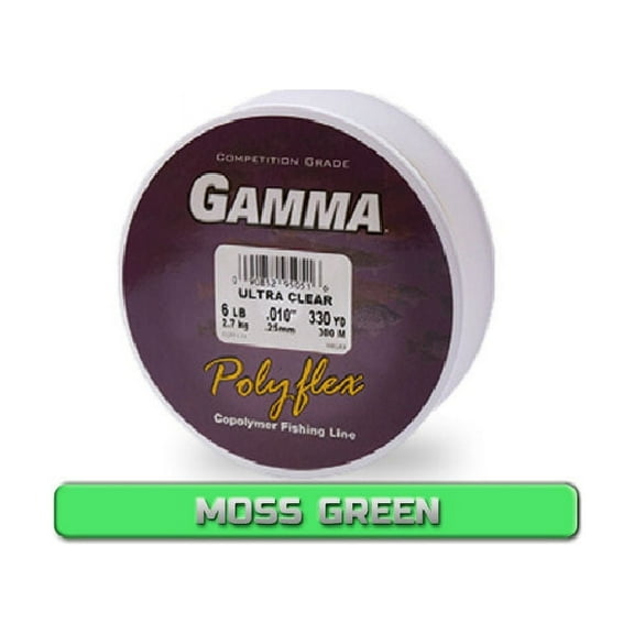 Gamma Copolymer Moss Green Filler Spool, 8lb, 330yds