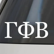 Gamma Phi Beta Car Decal Sticker- Greek Letters Design, Officially Licensed Sorority Window Sticker