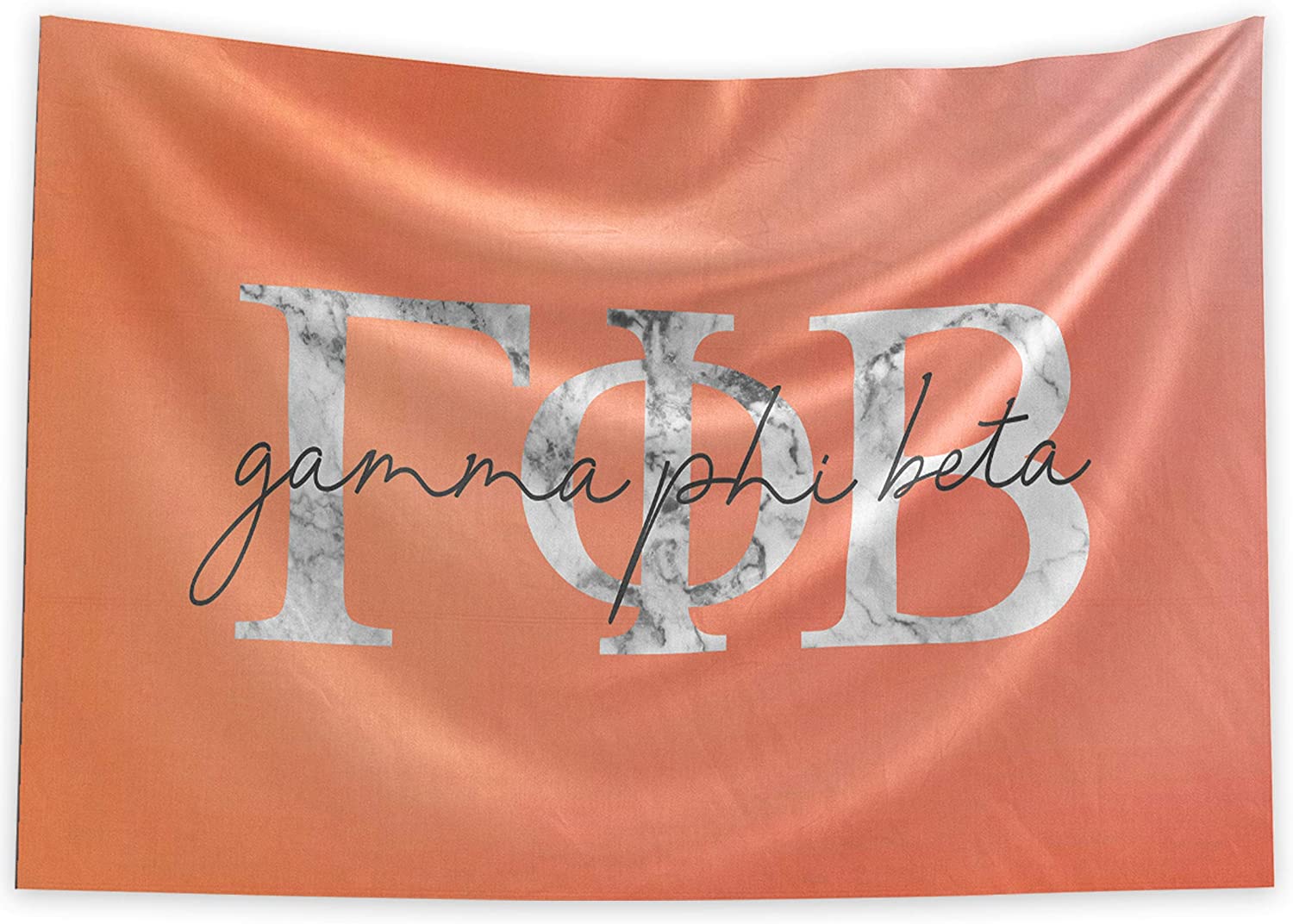Gamma Phi Beta Greek Sorority & Fraternity Flag , Tapestry, Display