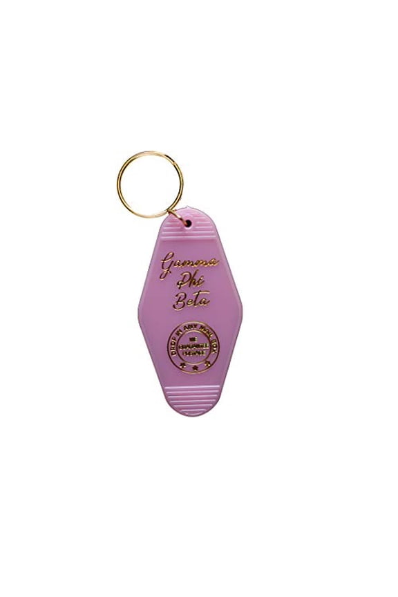 Gamma Phi Beta Vintage Motel Keychain
