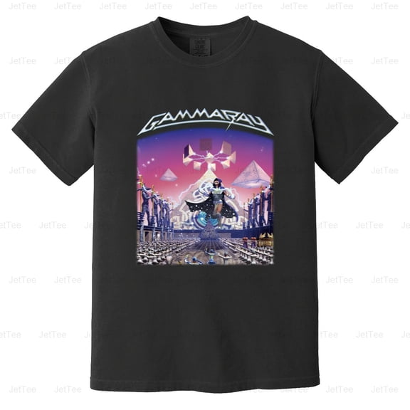 Gamma Ray Power Plant Vintage Retro Power Metal Music Band Helloween Comfort Color T-Shirt Unisex, up to 4XL
