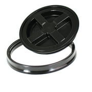 Gamma Seal Screw On Bucket Lids - For 5 Gallon Buckets - Black - Lid Only - Bucket Not Included