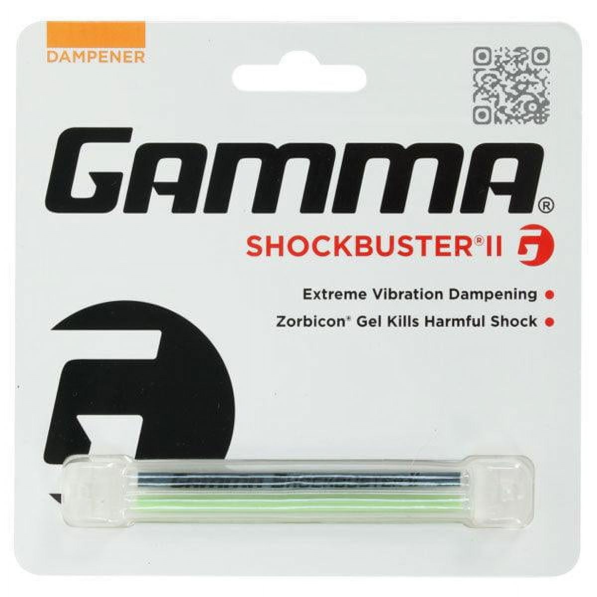 Amortisseur De Vibrations Gamma Shockbuster II - Pour Raquette Tennis, Réduction Chocs