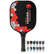 Gamma Sports Pickleball Paddles: Fusion LE Pickleball Rackets - Textured Fiberglass Face - Mens and Womens Pickle Ball Racquet - Indoor and Outdoor Racket: ~8 oz