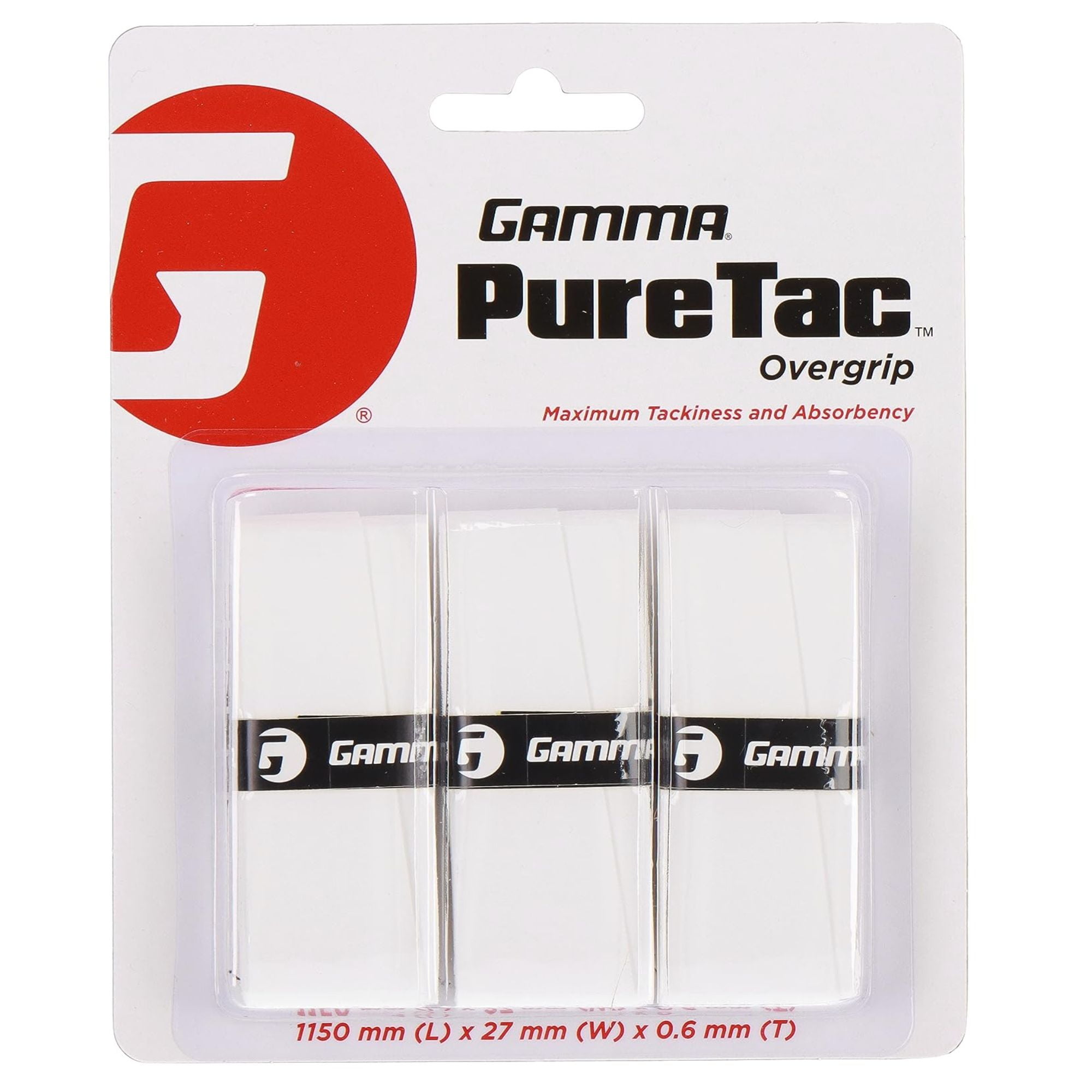 GAMMA Supreme Overgrip in White (3 Pk) - Walmart.com GAMMA Supreme Overgrip in White (3 Pk) - Walmart.com
