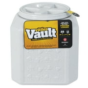 Gamma2 Vittles Vault Outback Pawprint Plastic Dry Pet Food Storage Container for Dogs, Gray, 25 Pound Capacity