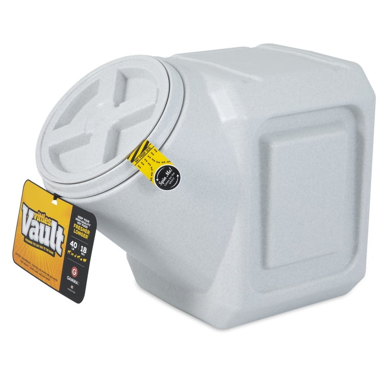 Gamma2 Vittles Vault Stackable Pet Food Storage, 40lb Capacity for