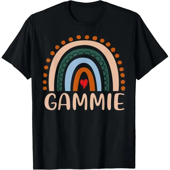 Gammie Rainbow Grandma Cute Mothers Day Funny Gammie T-Shirt Unisex S-5XL Hot Trending Shirt, Vintage Birthday Gift