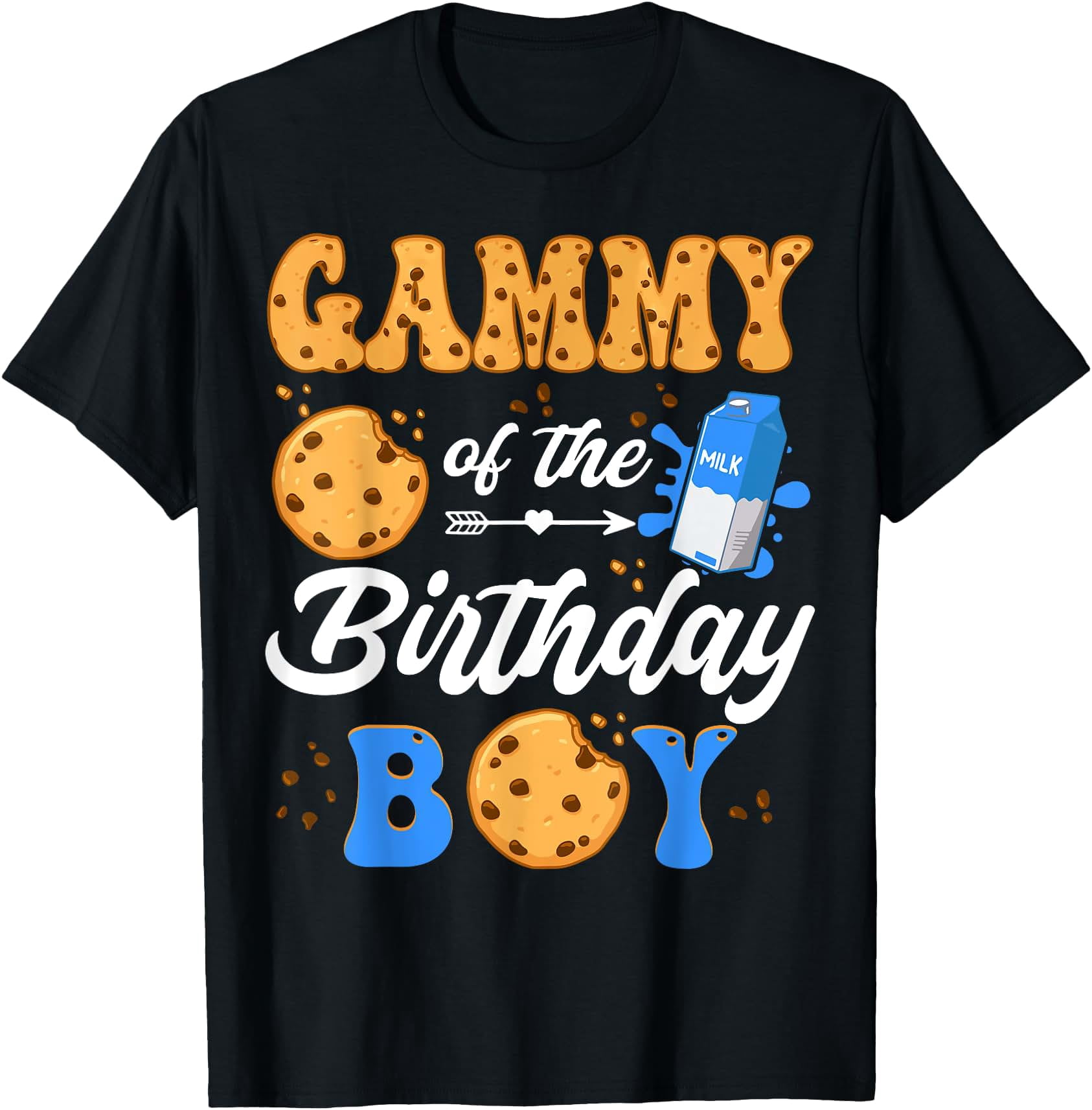 Gammy Of The Boy Milk And Cookies 1St T-Shirt - Walmart.com