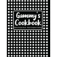 thumbnail image 1 of Gammy's Cookbook Blank Recipe Book Black Gingham Edition, 1 of 1