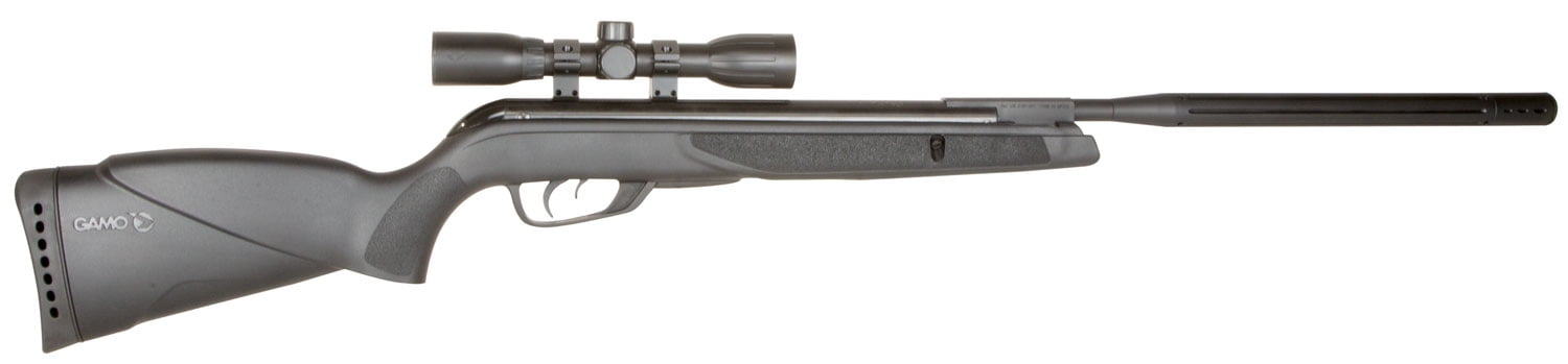 Gamo Whisper Wildcat Break Open Black .177 Pellet Rifle W/ 4x32mm Scope