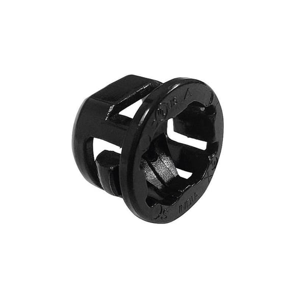 Gampak 49741 Plastic Cable Connector, Black, 3/4"