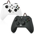 thumbnail image 1 of Gamrombo  2 Pack 10 FT Wired Xbox Controller for Xbox One, Xbox One S/X and Xbox Series X/S, Compatible with Windows PC (Black/White), 1 of 8