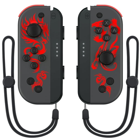 Game Controller for Nintendo Switch , Switch Joypad Controller  (L/R) Support Turbo Function Compatible with Switch/Lite/OLED(Black)