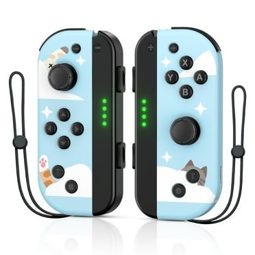 Game Controller for Nintendo Switch , Switch Joypad Controller  (L/R) Support Turbo Function Compatible with Switch/Lite/OLED (Pink)