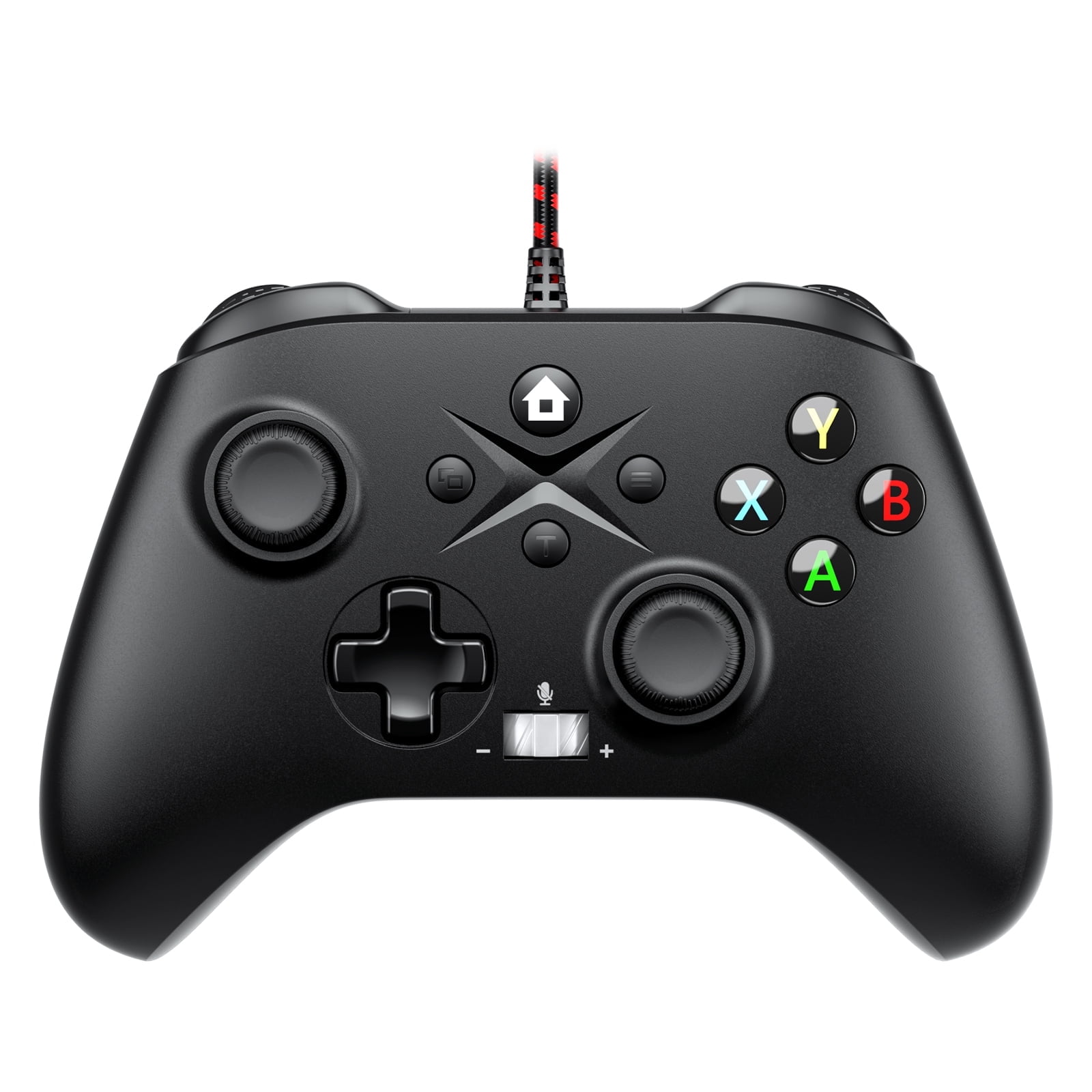 Gamrombo Wired Xbox One Controller for Xbox One X/S / Xbox Series X/S/ PC (Black)
