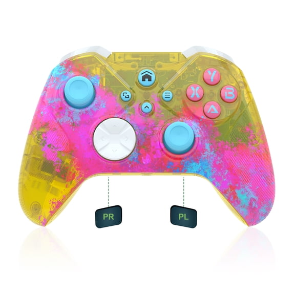 Gamrombo Wireless Gaming Controller for Xbox Controller, Xbox One Series X|S,Consoles,Steam PC Windows, Android/iOS with Wi-Fi, Wired,Bluetooth/Dual Vib-ration/Turbo/Programmable, 3.5mm Audio Jack