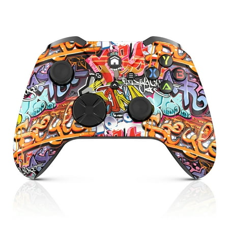 Gamrombo Wireless Xbox Controller for Xbox One X-S/ Xbox Series X-S/ PC, Support Turbo and Macro Function, with Six-Axis Sensor and Dual Vibration (Comic Graffiti)