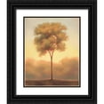 thumbnail image 1 of Gams, Darlou 20x24 Black Ornate Wood Framed with Double Matting Museum Art Print Titled - Solitude III, 1 of 4