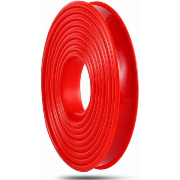 Gamvdout 10FT TPE Edge Banding,Flexible Self Adhesive Furniture Edging Tape, U-Shaped Edge Trim Sealing Strip for Cabinet,Plywood,Table,Wardrobe, Wood Board Edge Protector