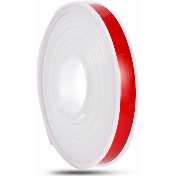 Gamvdout 10FT TPE Self Adhesive Furniture Edging Tape, U-Shaped Edge Trim Sealing Strip, for DIY Cabinet, Wardrobe, Table and Chair Panel Edging, DZOZWADGJ-RED-30MM