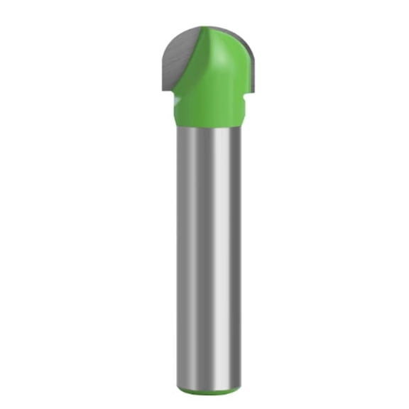 Gamvdout 1pc 8mm Shank Ball Nose End Mill Round Nose Cove CNC Milling Bit Radius Core Box Solid Carbide Router Bit Tools