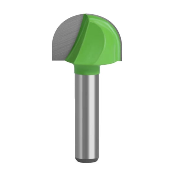 Gamvdout 1pc 8mm Shank Ball Nose End Mill Round Nose Cove CNC Milling Bit Radius Core Box Solid Carbide Router Bit Tools