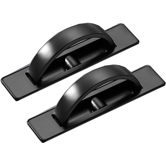 Gamvdout 2X Door Handle Vintage Cabinet Drawer Handle Rotating Hidden Type Handle Hardware Invisible Cabinet Drawer Handle Recessed Tatami Handles Rotate Floor Cabinet