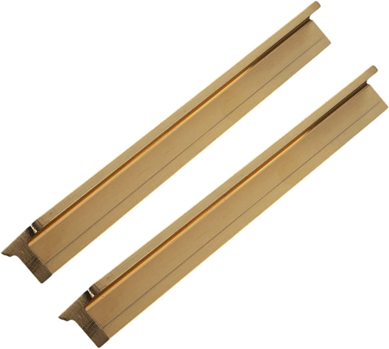 Gamvdout 2X Kitchen Cupboard Door Handles Chest of Drawers Golden Cabinet Pulls T Bar Cabinet Handles Kitchen Handles Drawer Pulls Hardware Parts