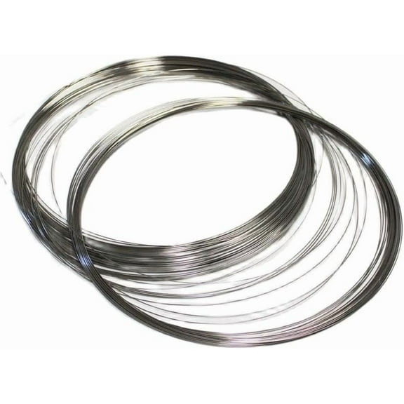 Gamvdout 304 Stainless Steel Wire Single Strand Soft Wire 0.5mm Binding Wire Steel Wire, 100M Long