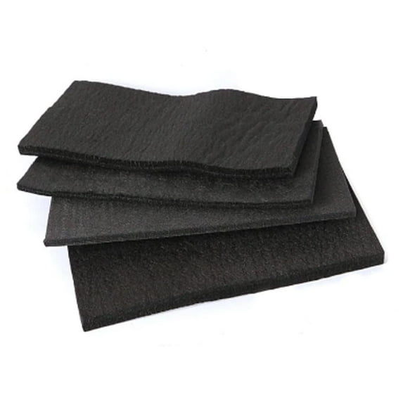 Gamvdout 4 Pcs Soft Graphite Carbon Felt High Temperature Carbon Fiber for Heat Insulation Contamination Adsorption Cleaning