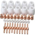 thumbnail image 1 of Gamvdout 40Pcs Air Plasma Cutter Consumables Extend Fit for PT-31 LG-40 Torch CUT-40 50 Air Plasma Cutter Accessories, 1 of 8