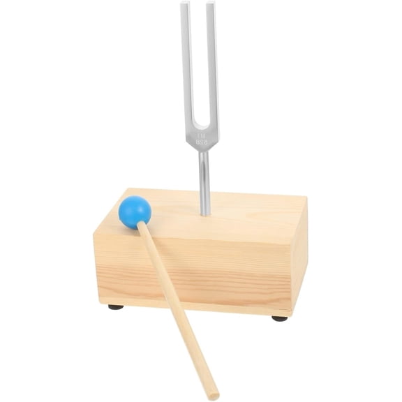 Gamvdout 528HZ Wooden Speaker Resonance Tuning Fork Junior High School Physical Acoustics Experimental Equipment 528hz Tuning Fork Tuning Fork Testing Tuning Fork