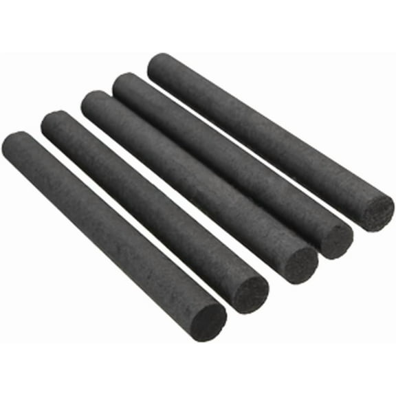 Gamvdout 5PCS Graphite Rod Length 100mm Diameter 3mm-10mm Electrode Cylinder Rod 99.9% Carbon Graphite Rod Black for Metallurgy Chemical Industry (Size : 3 * 100mm)