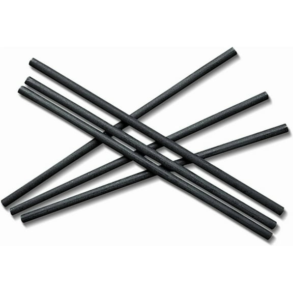 Gamvdout 99.9% High-Purity Graphite Rod Carbon Rod Electrode High Temperature Resistant Graphite Electrode Rod for Experiment, Industry, Etc.