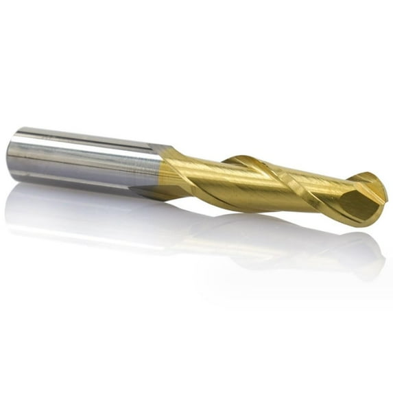 Gamvdout Ball Nose End Mill 1pc 4/6/8/10/12mm Shank 2 Flute Spiral End Milling Cutter Tungsten Carbide CNC Router Bit Engraving Bit