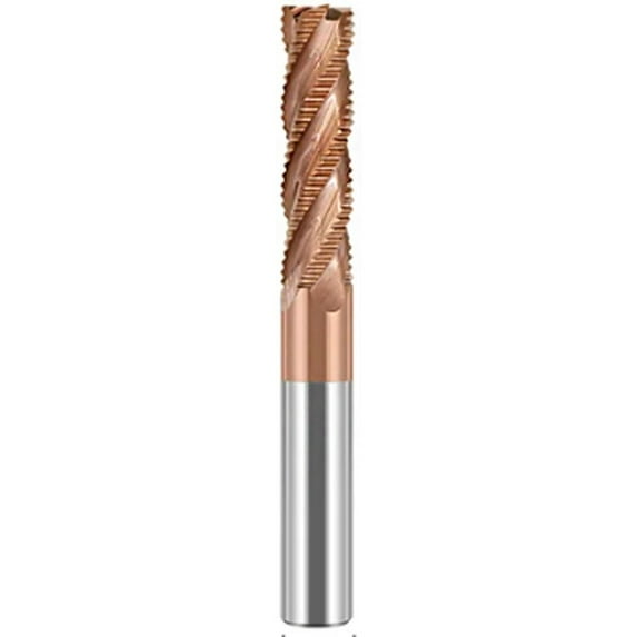 Gamvdout CNC Roughing End Mill Carbide HRC55 4 Flutes Tungsten Steel Milling Cutter 6mm 8mm 10mm 12mm CNC Milling Tools Router Bits