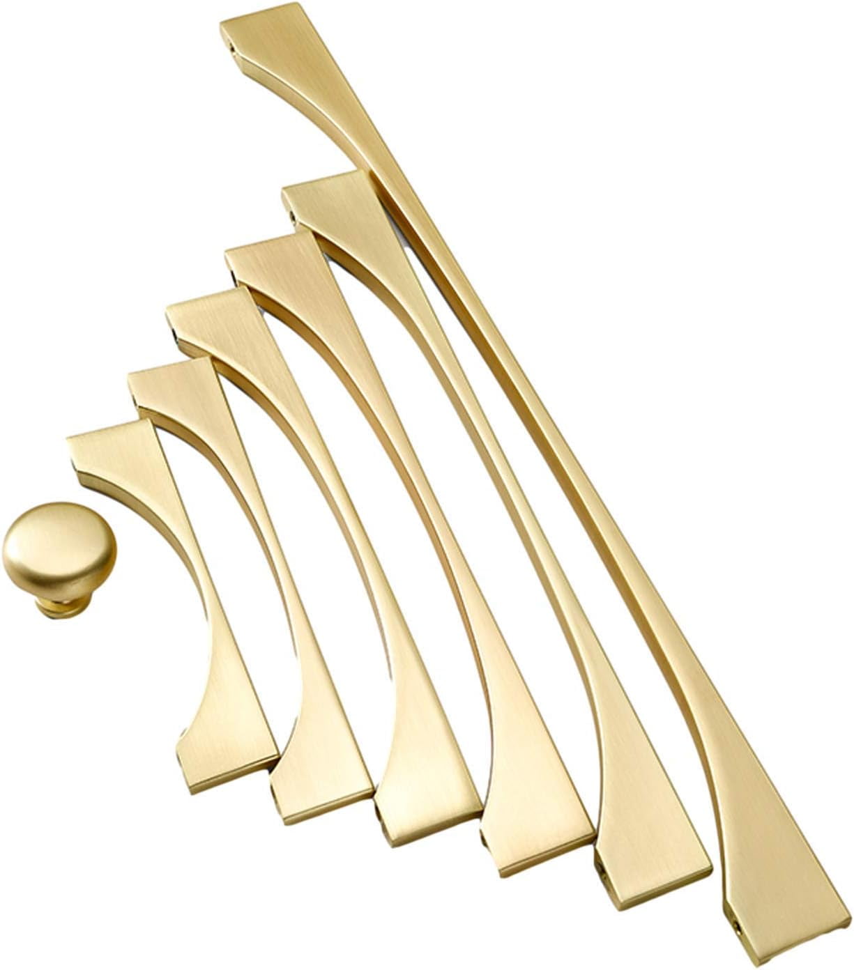 Gamvdout Cabinet Handles Drawer Kitchen Cupboard Handles Pull Bedroom Furniture Pull Handle Door knobs for wardrobes
