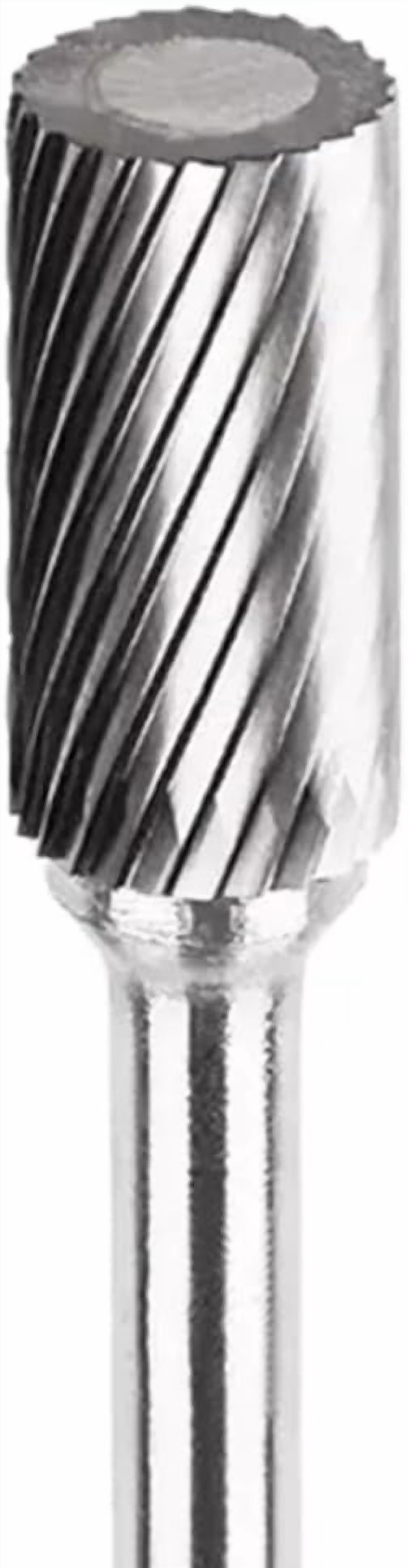 Gamvdout Carbide Die Grinder Bits, High Speed Tungsten Burr Drill Bit Cylindrical File Carving Working Tools for Plastic Wood Metal Steel Grinding Engraving Polishing