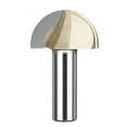 thumbnail image 1 of Gamvdout Core Box Round Cove Nose Bit Tungsten Carbide CNC Woodworking Groove Tools Router Bits for Wood 1/2 1/4 Shank Milling Cutter  ), 1 of 8
