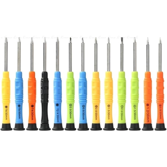 Gamvdout DIY Tool Kit 13 In 1 Cross Teardown Screwdriver Kit Opening Tools Flat Torx Disassembly Tool Sets